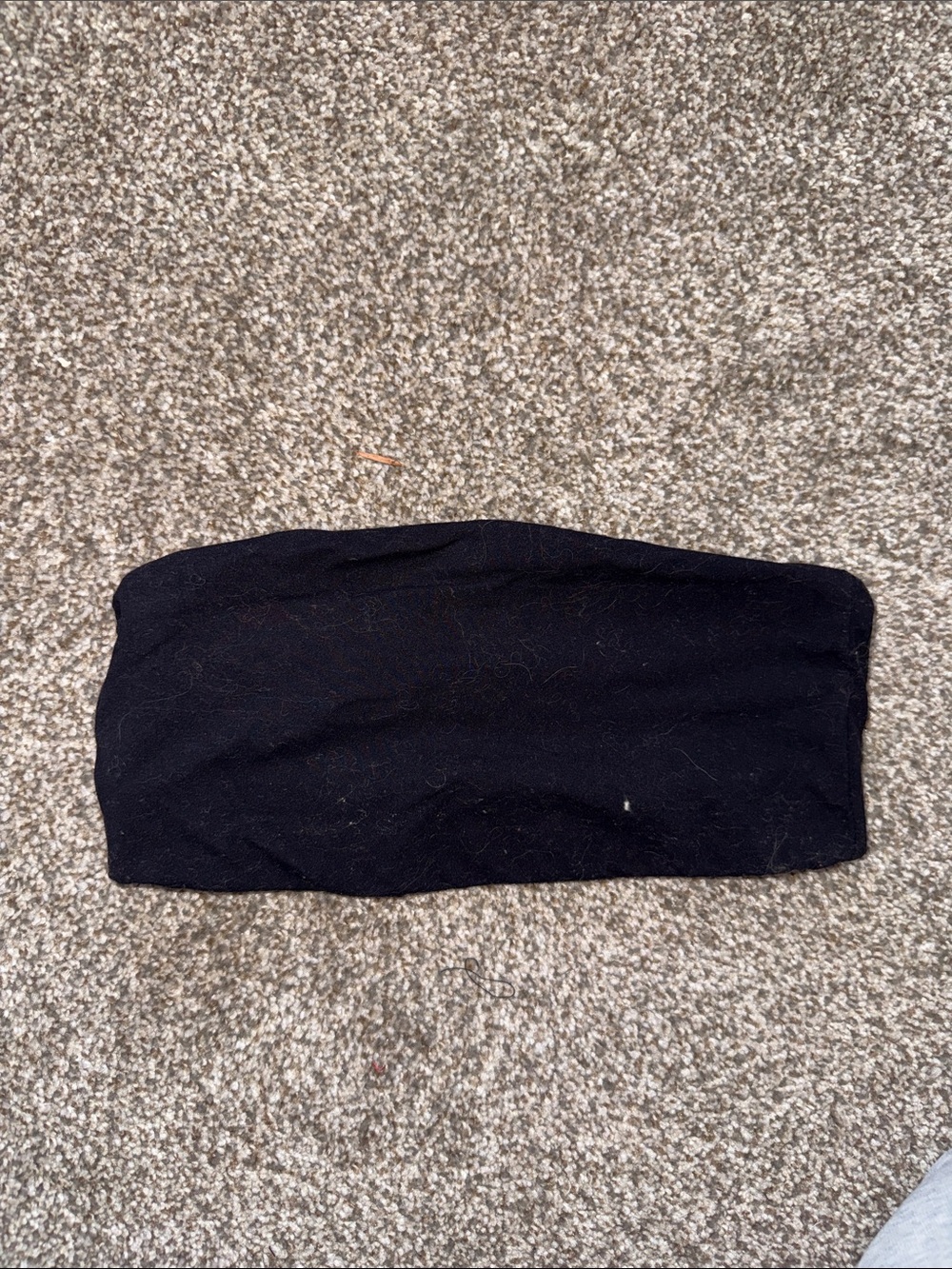BuffBunny Black Strapless Bandeau Sports Bra